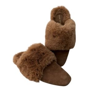 STUART WEITZMAN | FAUX FUR MULE